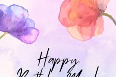 Purple-and-Blue-Watercolor-Floral-Happy-Birthday-Folded-Card